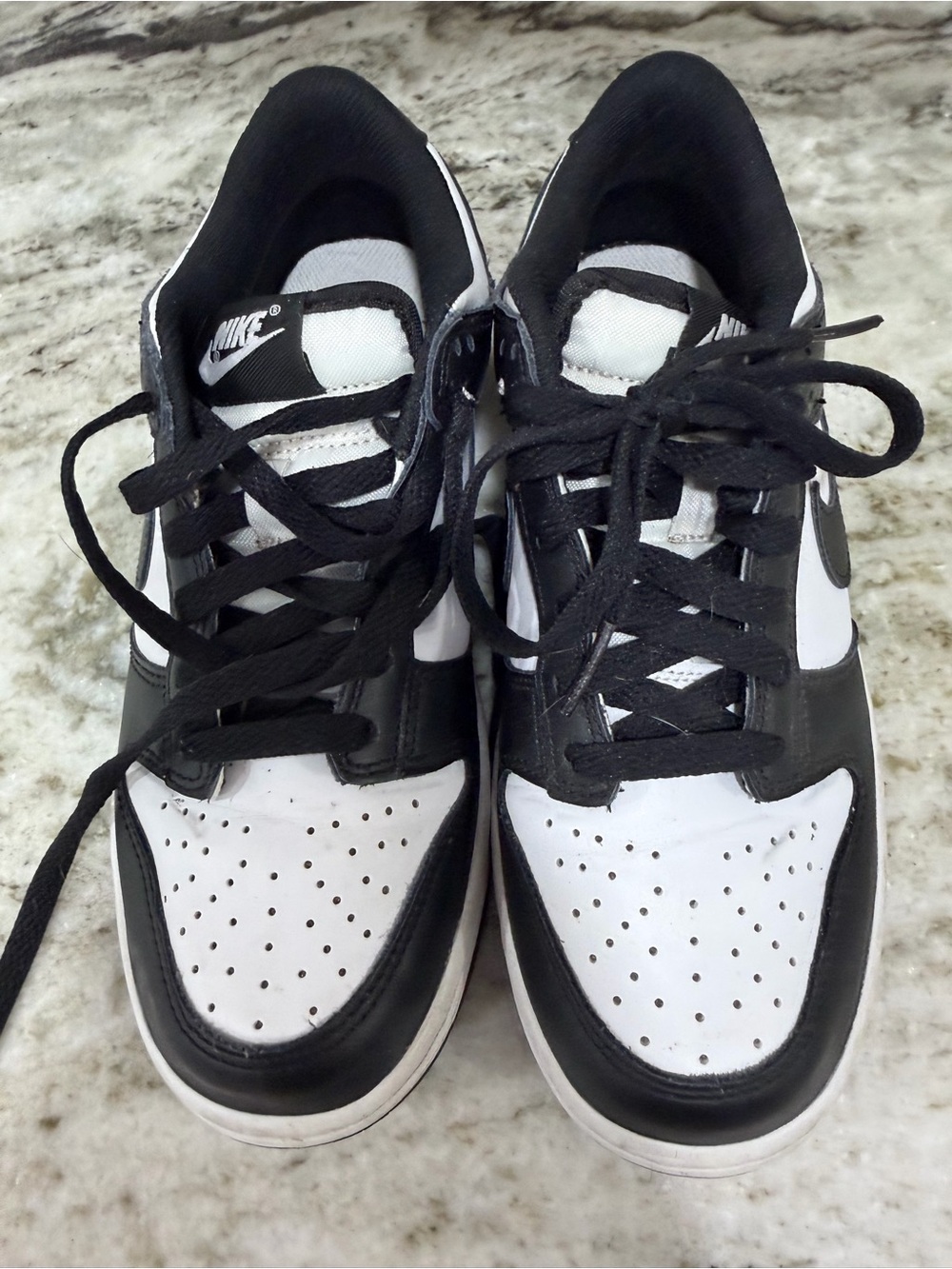 Nike Black and White Low-Top Sneakers